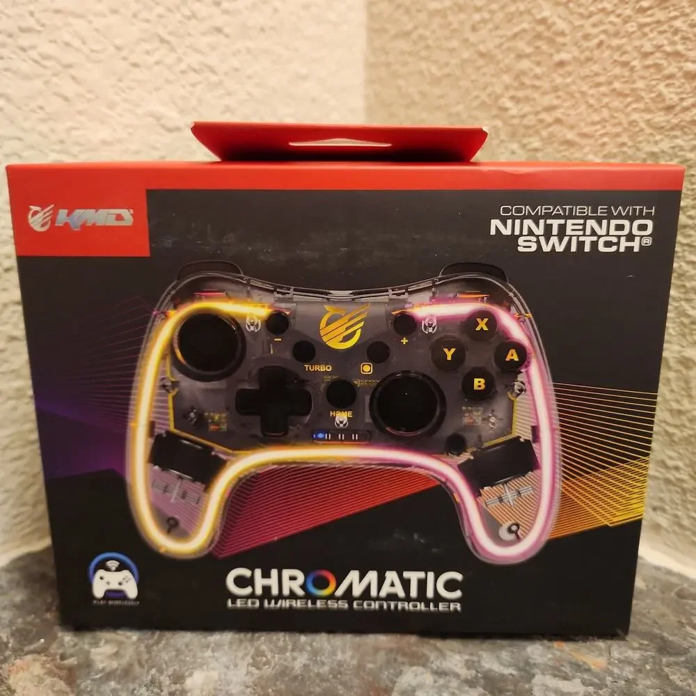 Switch - Chromatic LED Wireless Controller (NEW) - KMD - Nintendo